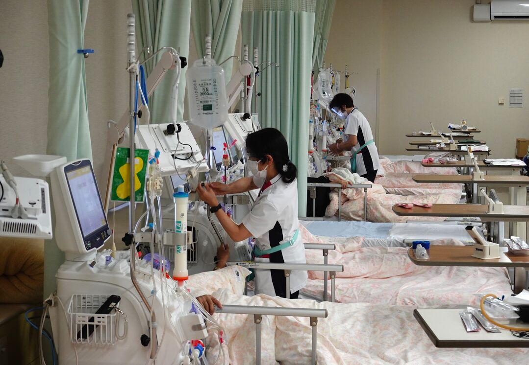 立位撮影が可能なCT （Canonブースにて）